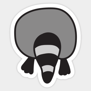 Raccoon Butt Sticker